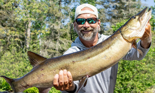 Musky Float Feature shot